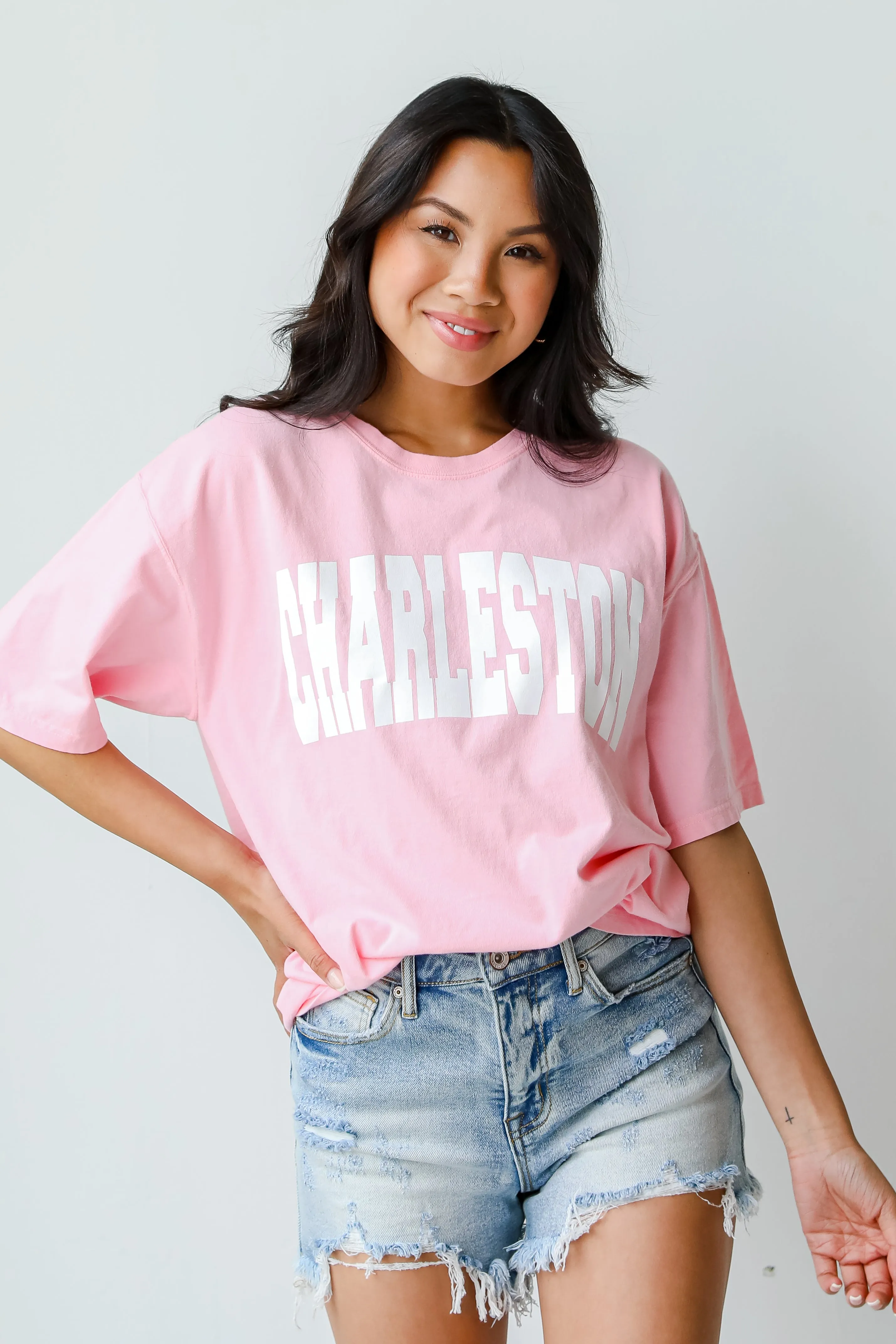 Pink Charleston Tee