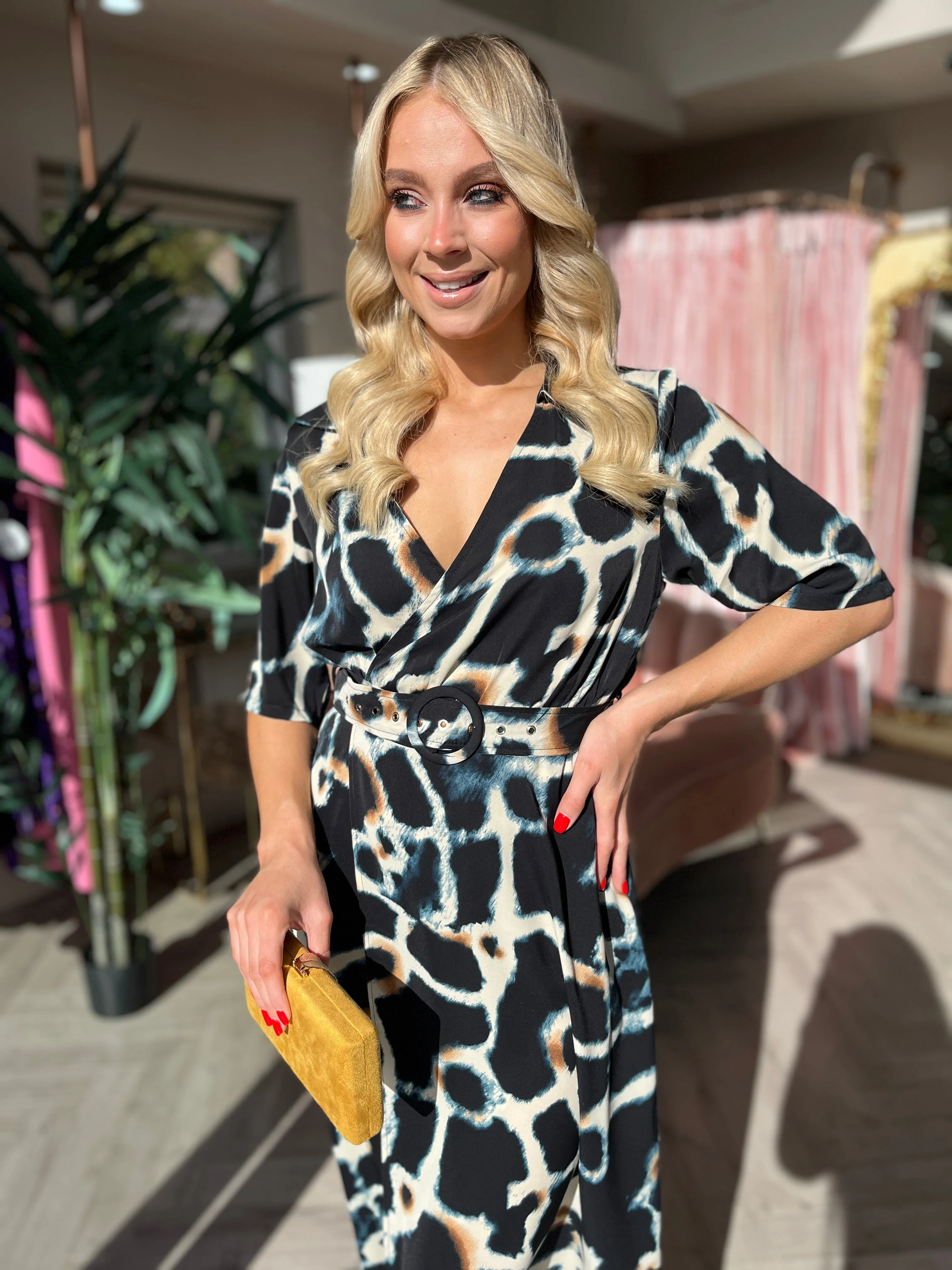 Piper Animal Print Dress