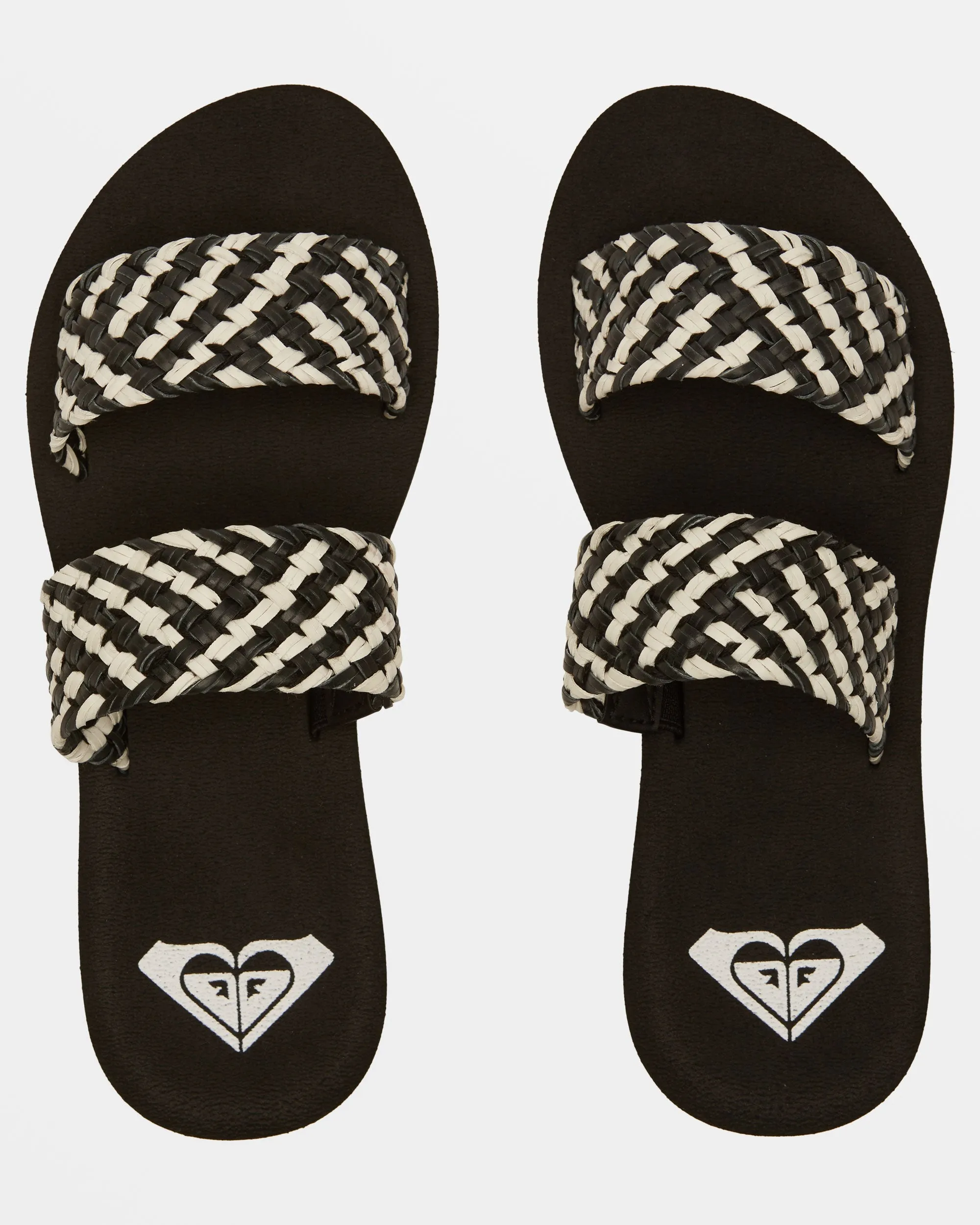 Porto Slide II Slide Sandals - Black/White