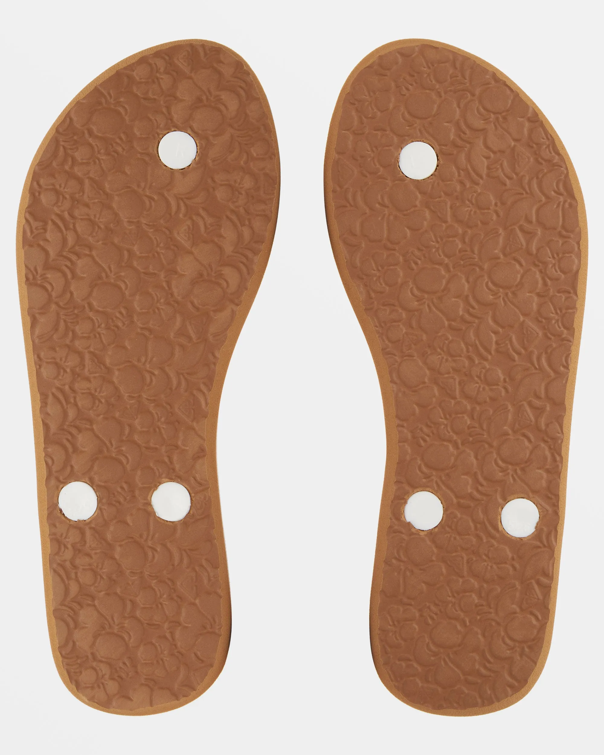 Portofino Flip-Flops - White/Light Brown