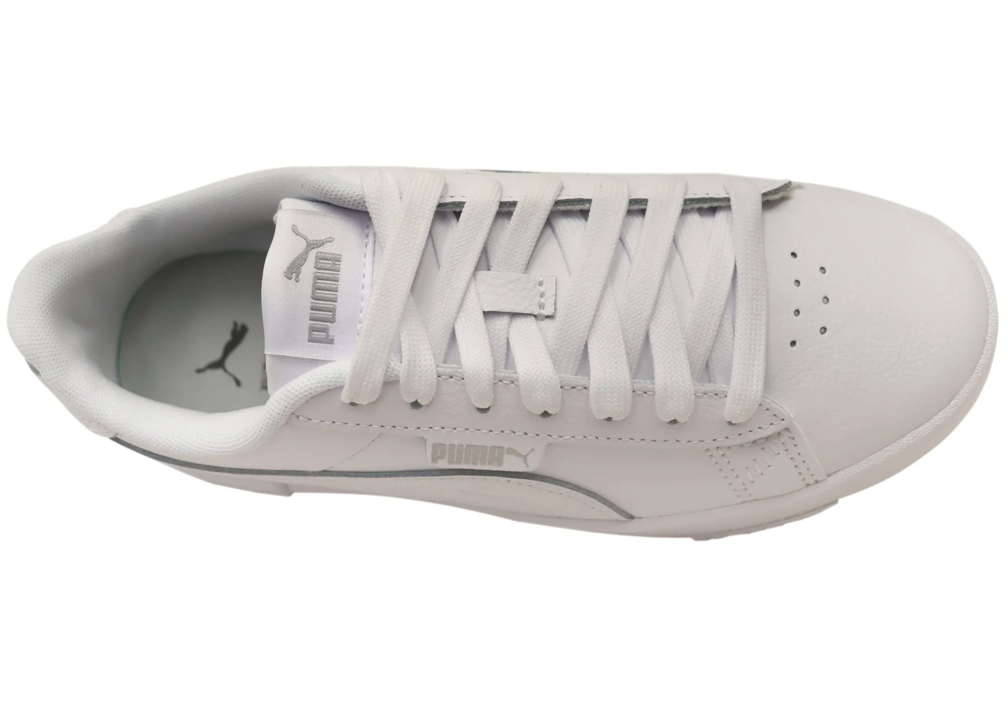 Puma Womens Jada Renew Comfortable White Sneakers