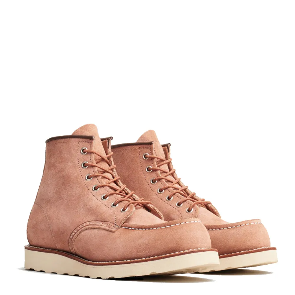 Red Wing 6-Inch Classic Moc Boot Rose Abilene