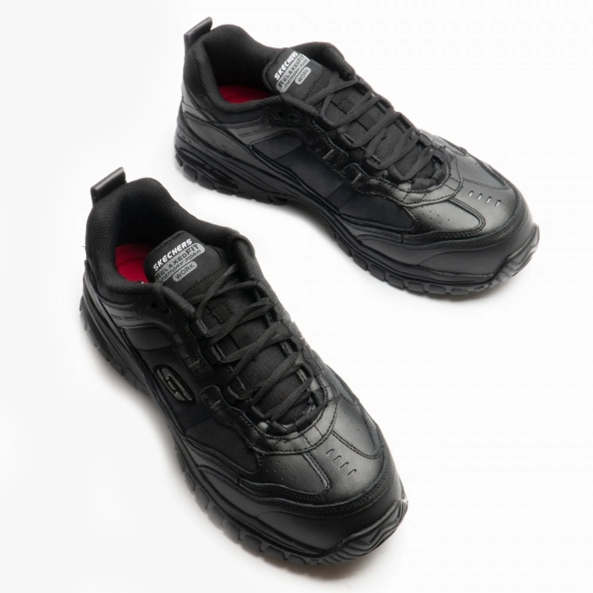 RELAXED FIT: SOFT STRIDE - GRINNEL Mens Safety Trainers Black