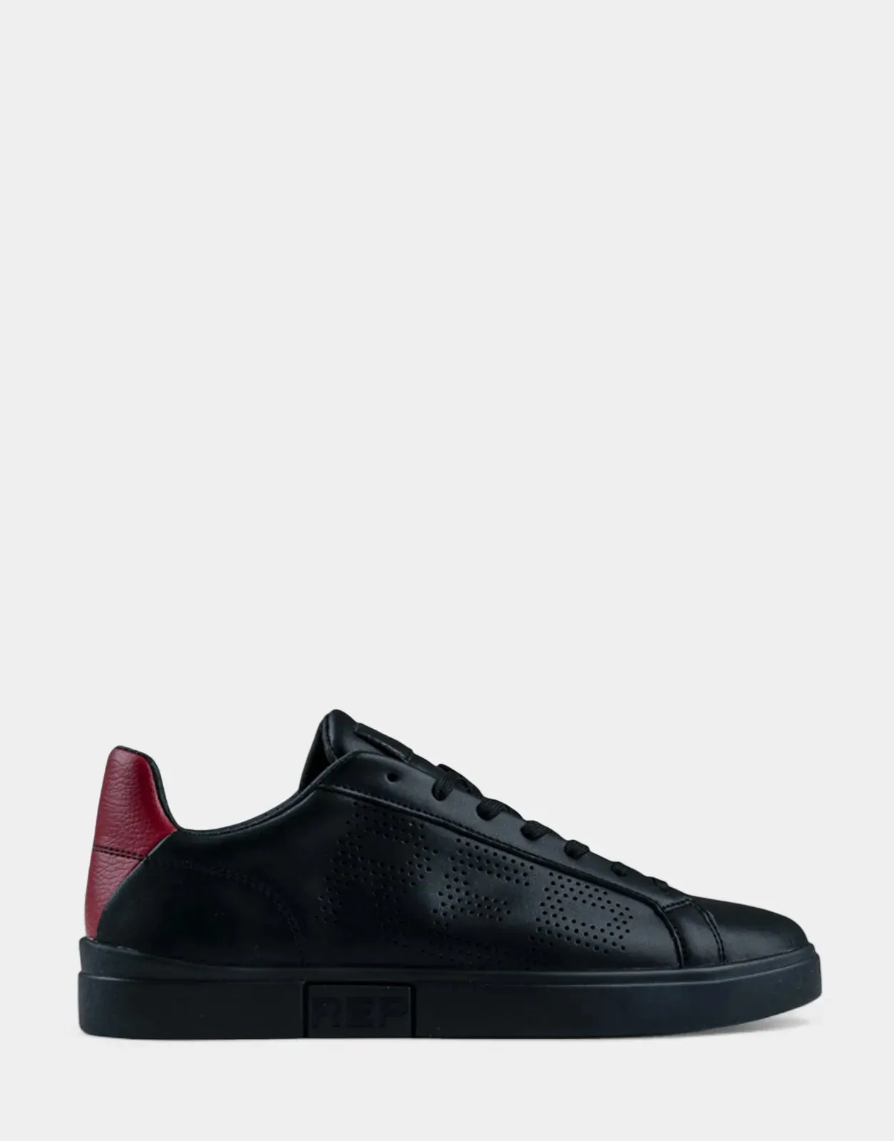 Replay Poly Studio Black/Red Sneakers