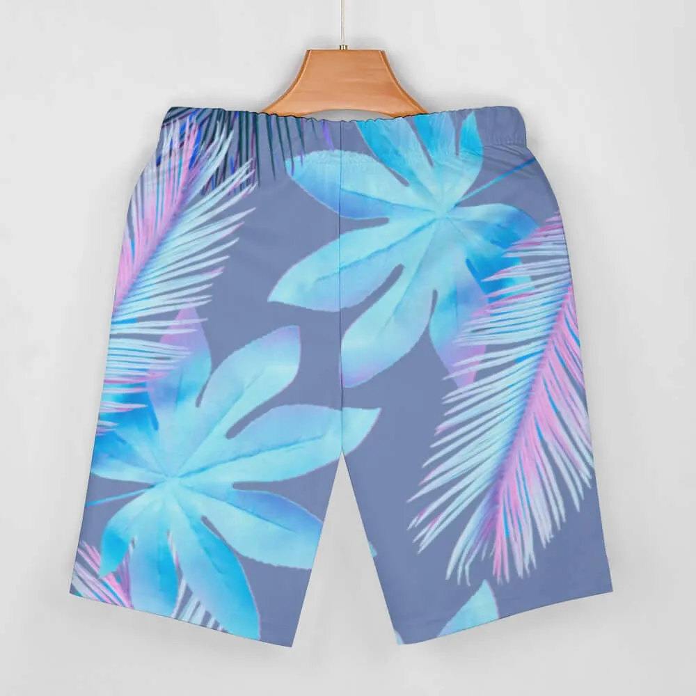 Resort Wear|Paradise V-neck Bat Sleeve Two Piece Shorts Outfit Set