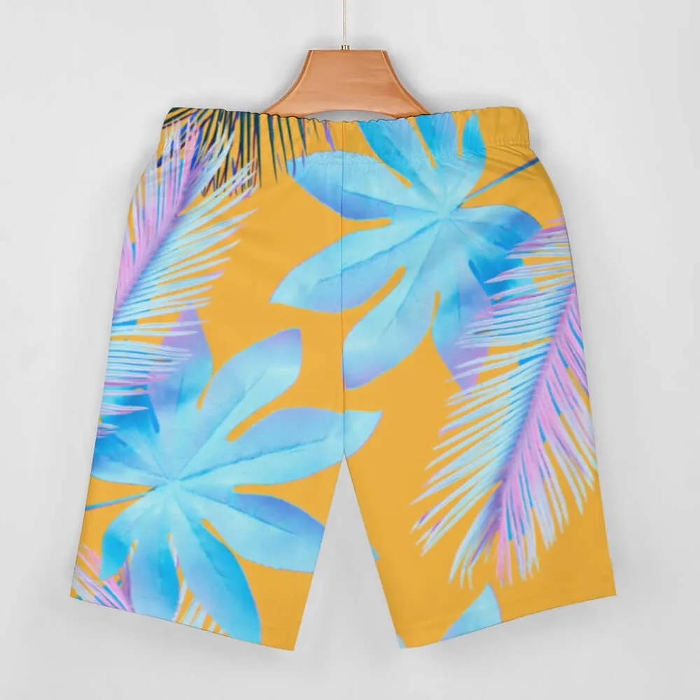 Resort Wear|Paradise V-neck Bat Sleeve Two Piece Shorts Outfit Set