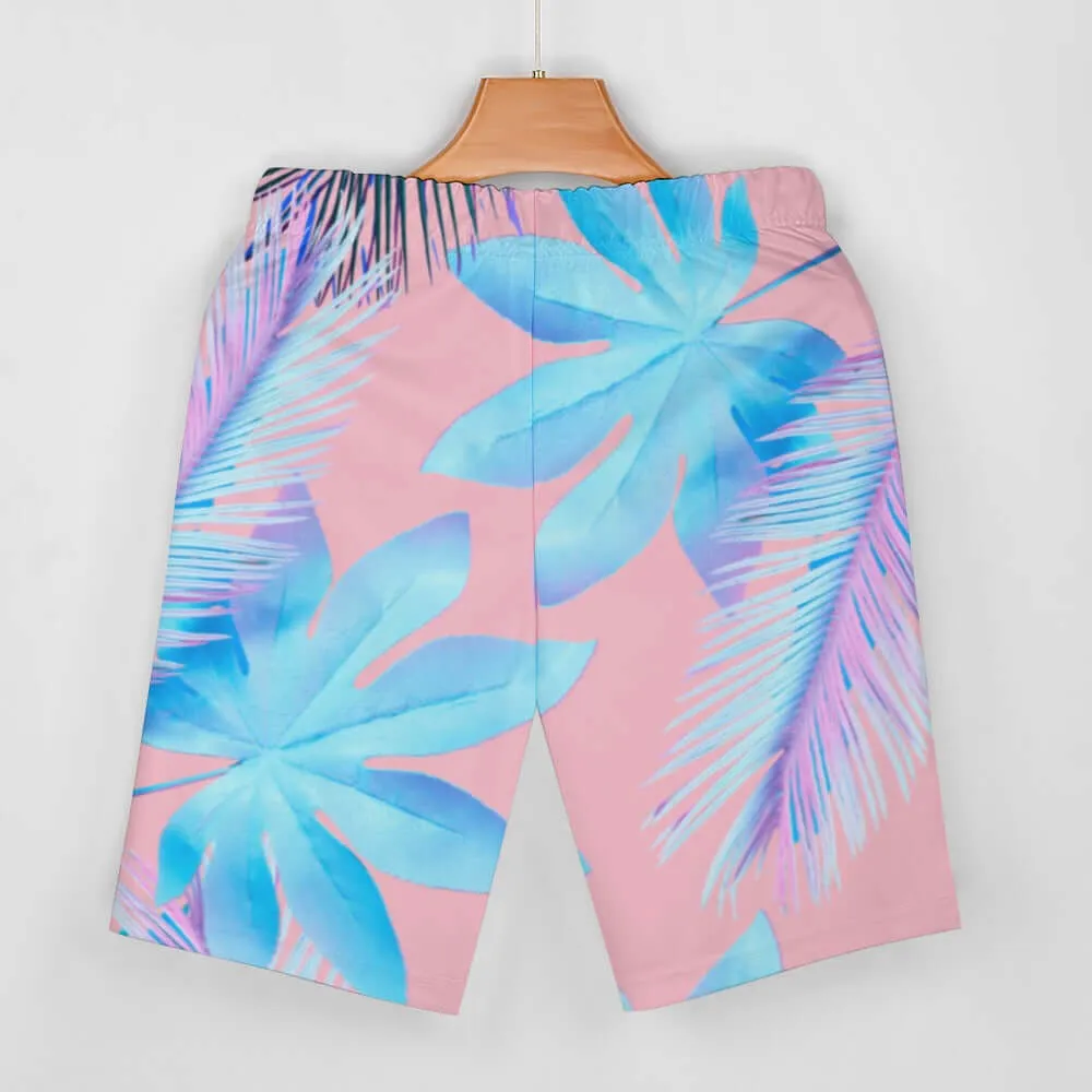 Resort Wear|Paradise V-neck Bat Sleeve Two Piece Shorts Outfit Set