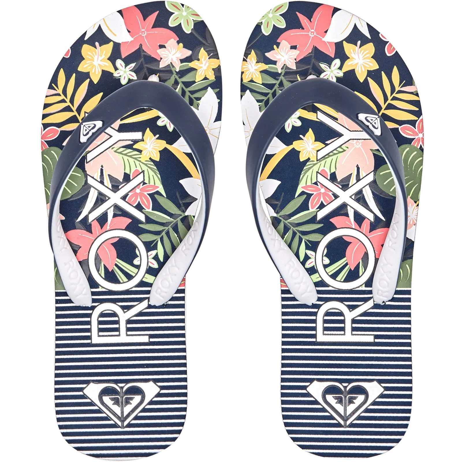 Roxy Kids Tahiti Floral Sandals Flip Flops