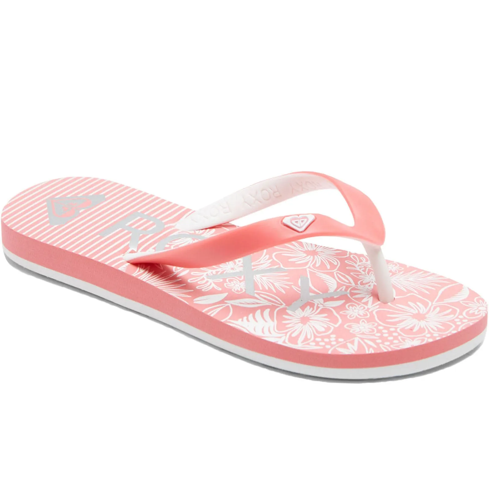 Roxy Kids Tahiti Floral Sandals Flip Flops