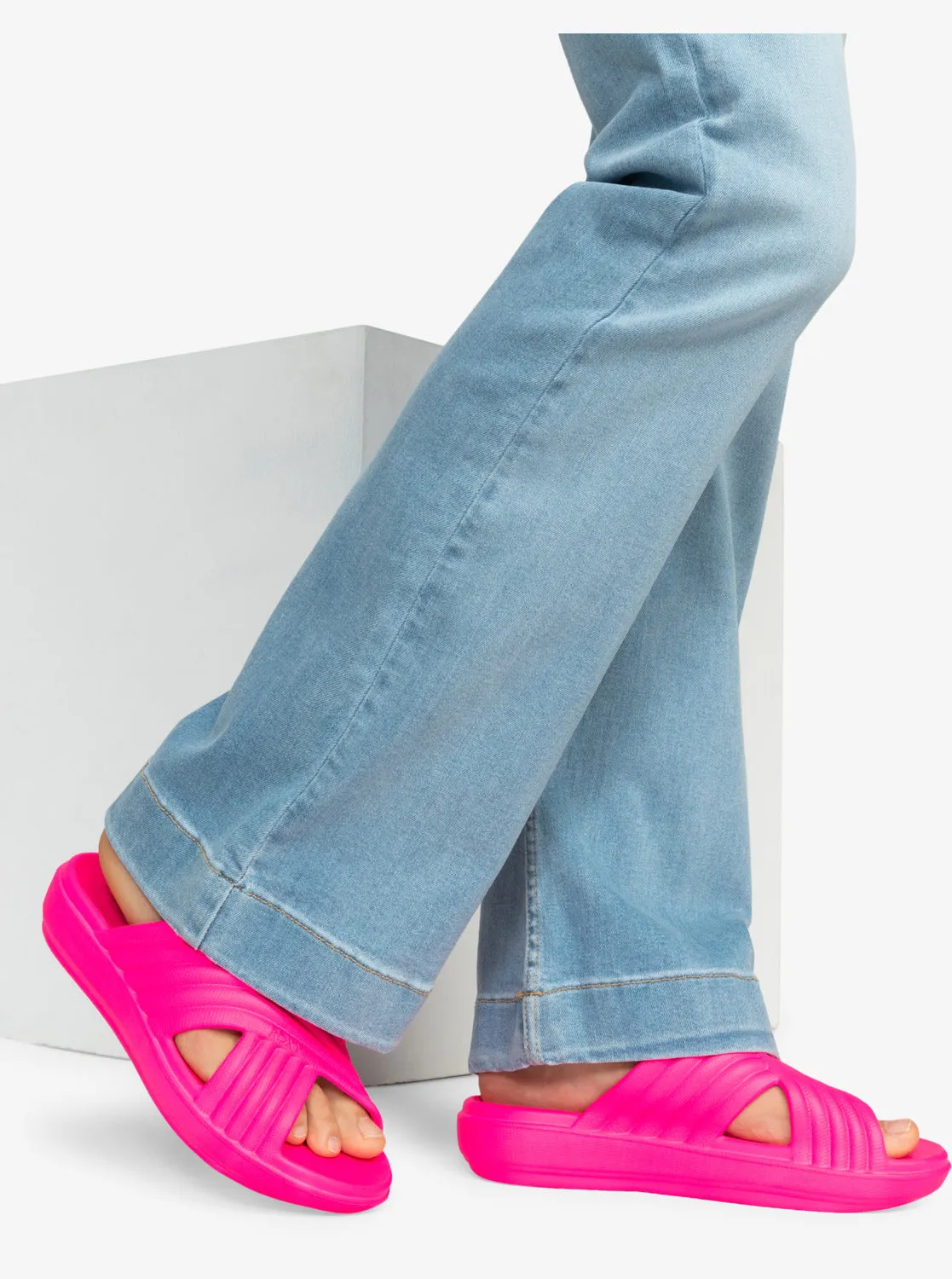 Roxy Rivie Sandals - Pink