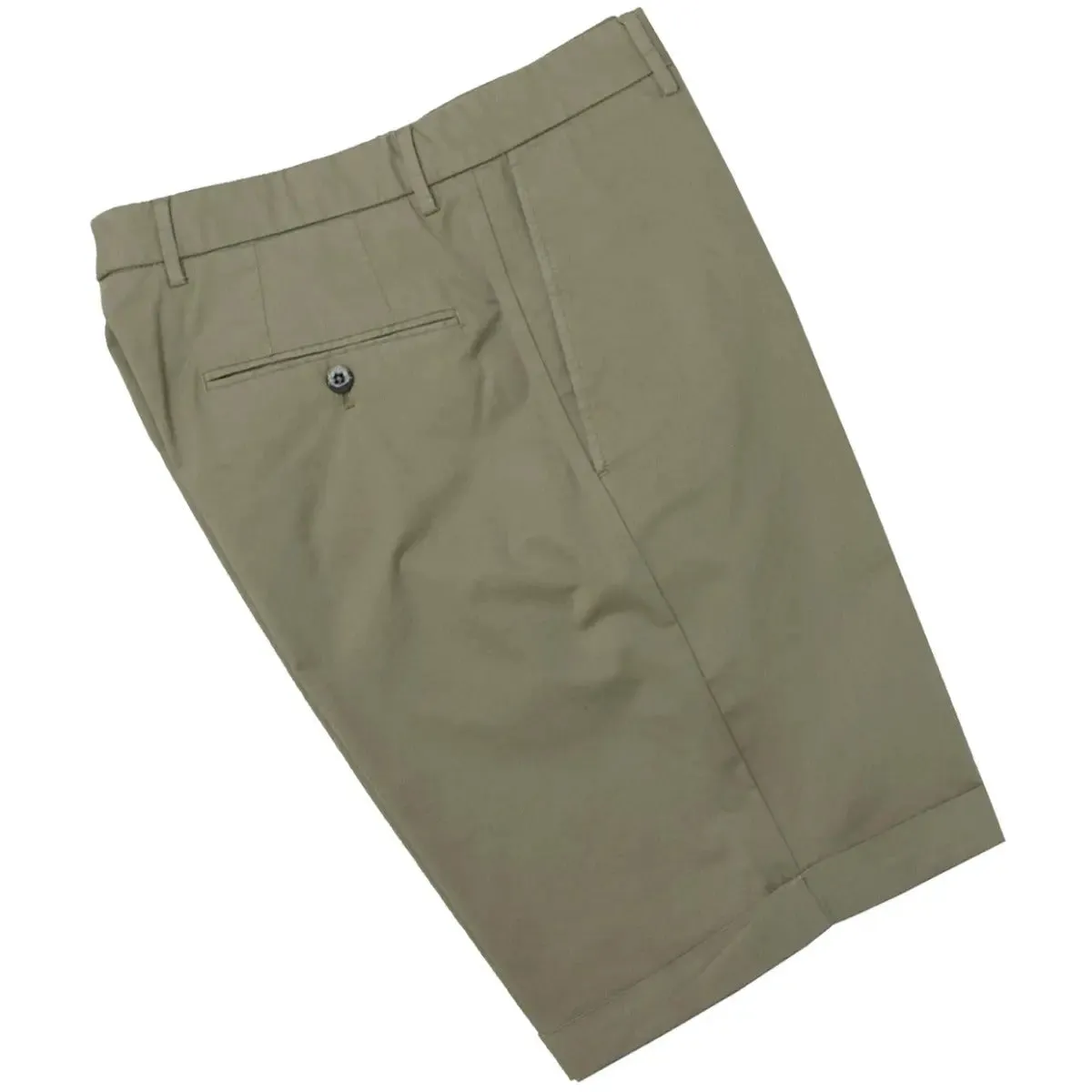 Sage Cotton Stretch Slim Fit Chino Shorts