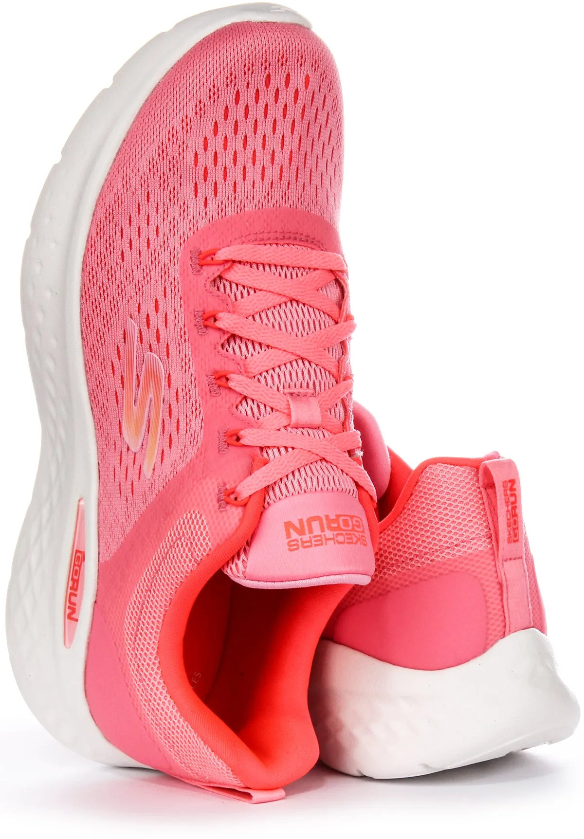 Skechers Go Run Lite Trainers In Pink For Women