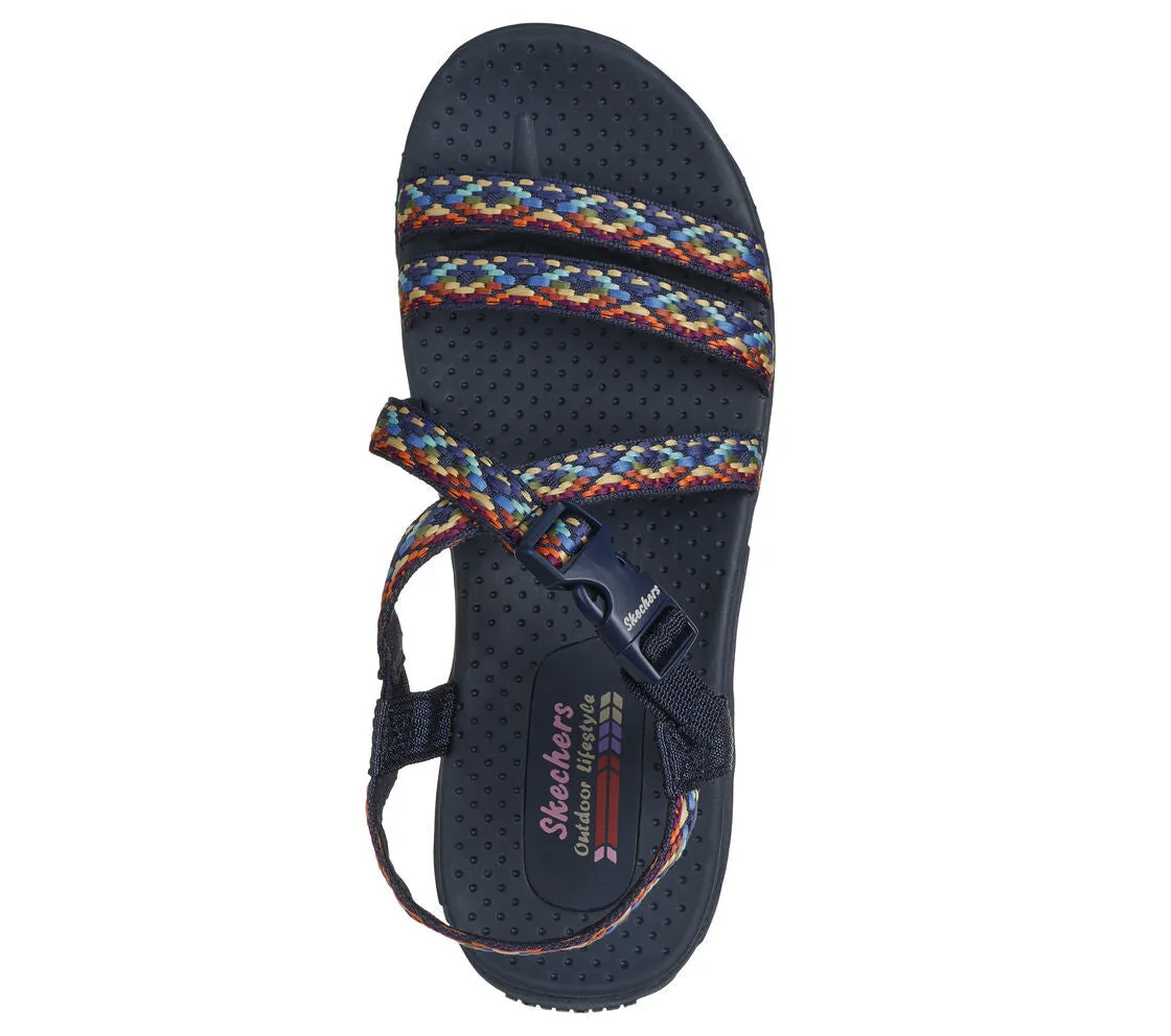 Skechers Womens Reggae Dream Weaver Navy Multi