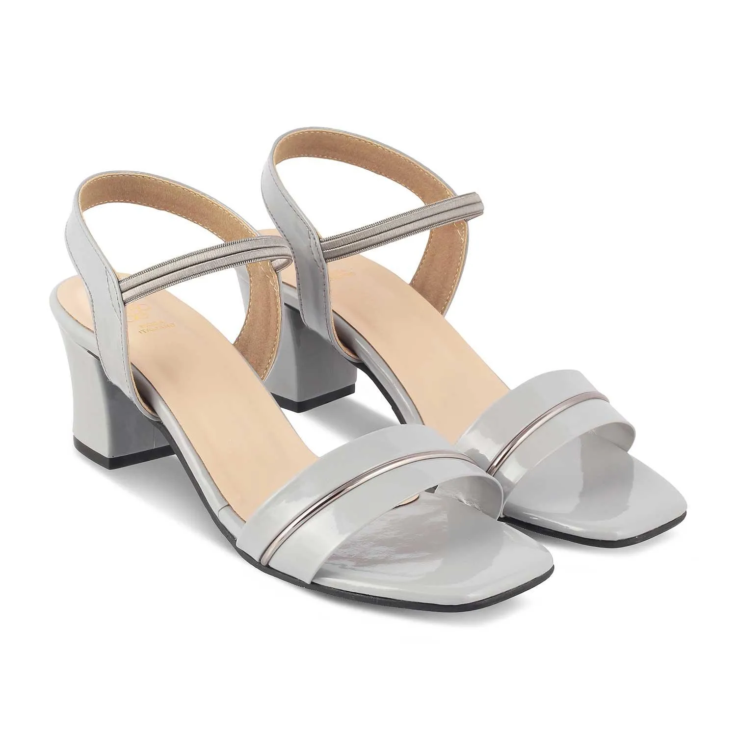 The Rachel Grey Women's Dress Block Heel Sandals Tresmode