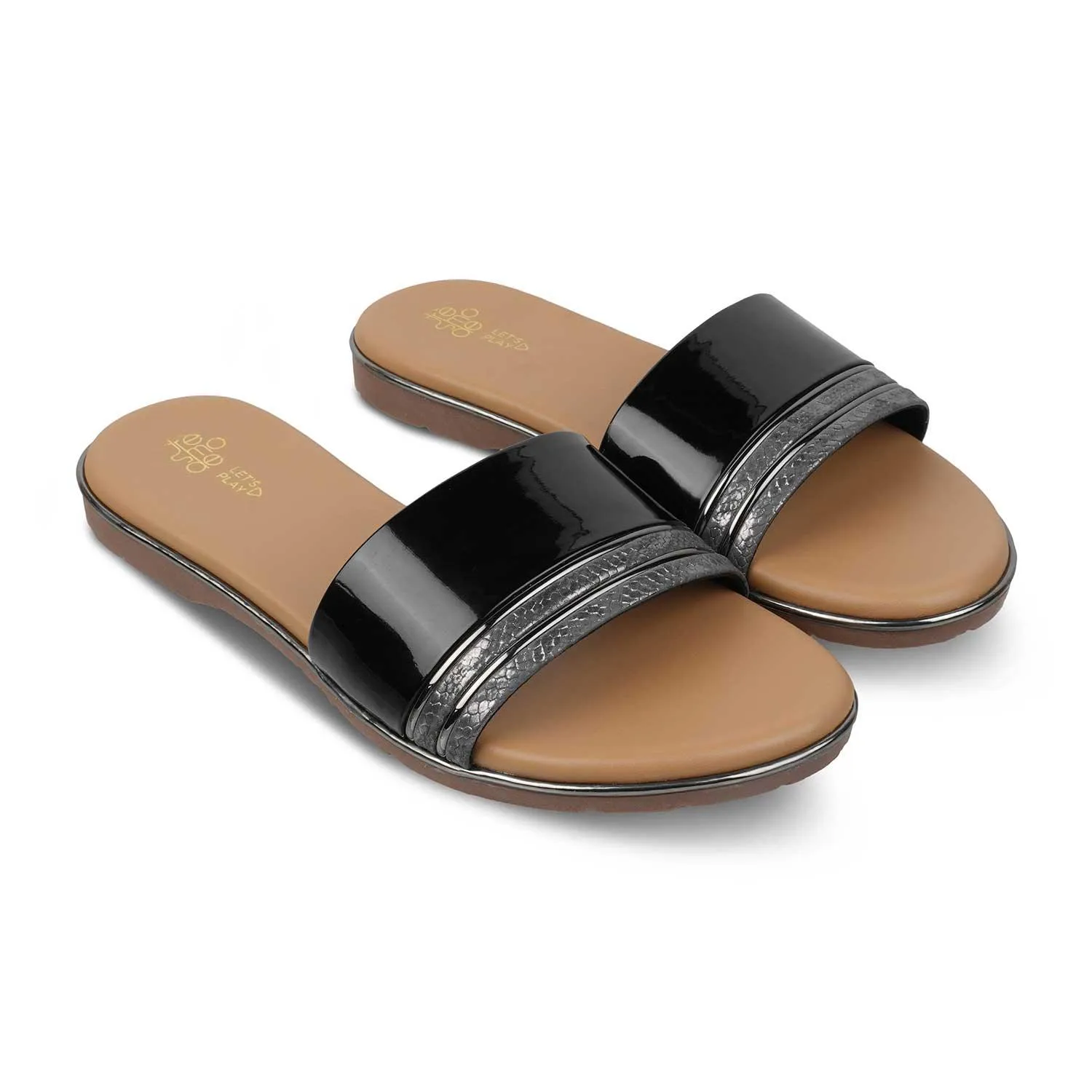 The Sidney Black Women's Casual Flats Tresmode