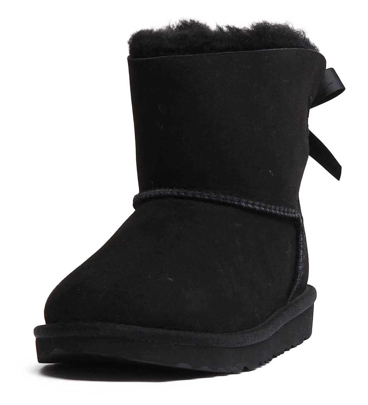 Ugg Australia K Mini Baily Bw In Black For Kids