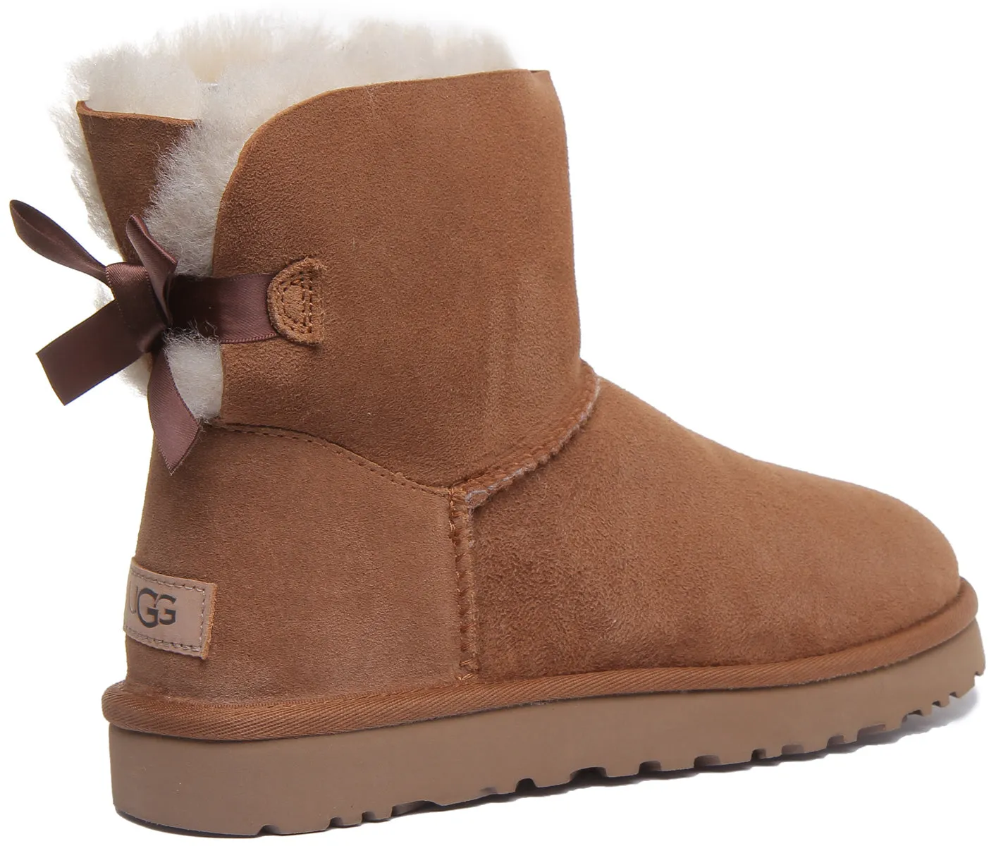 Ugg Australia Mini Bailey Bow 2 In Chestnut