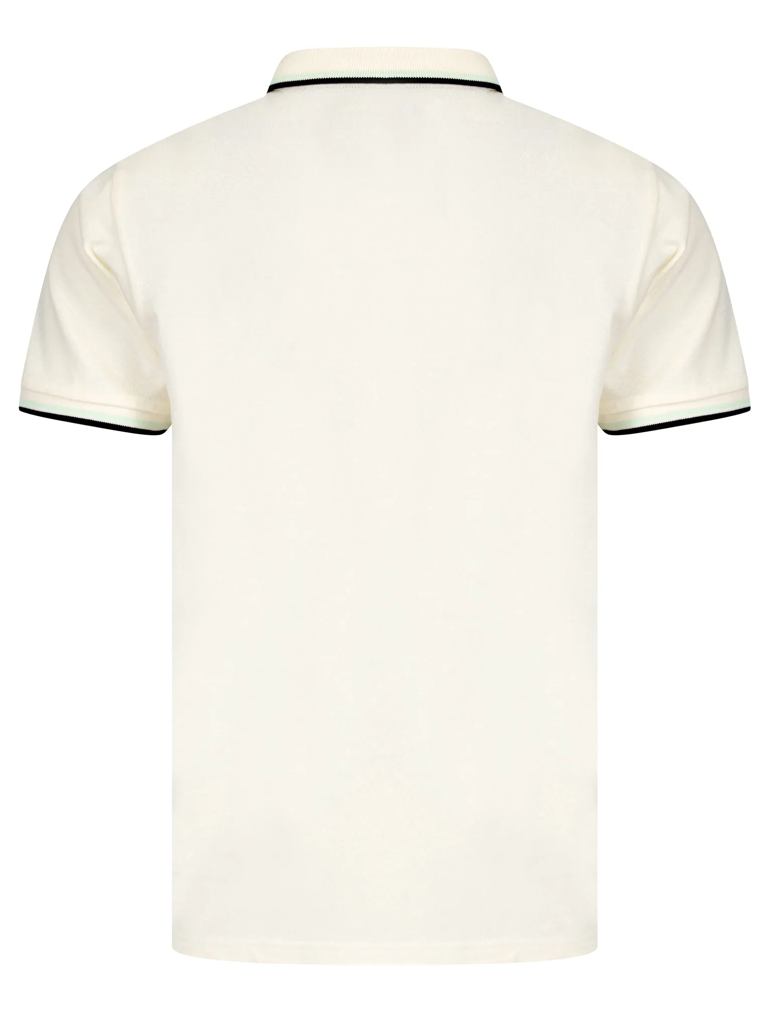 Underwood Cotton Pique Polo Shirt in Gardenia - Kensington Eastside