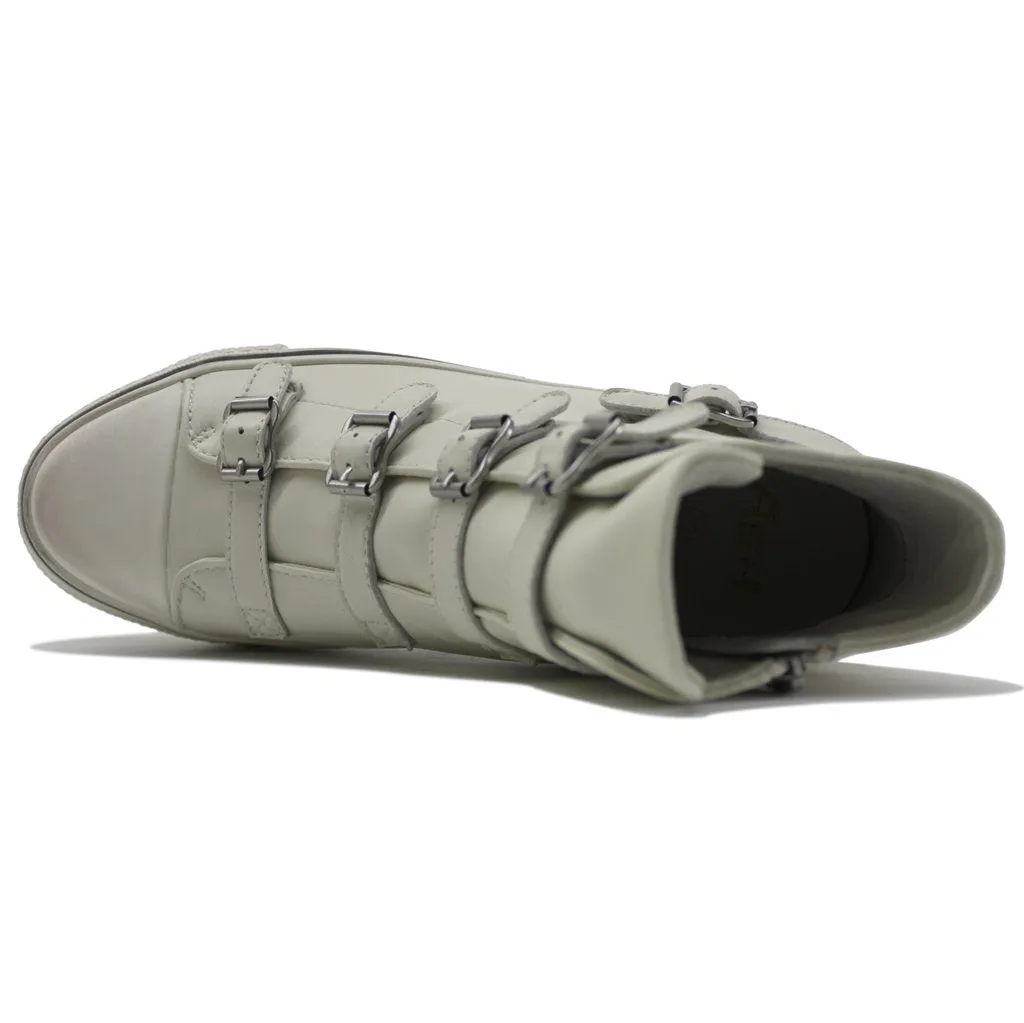 Virgin Nappa Leather Women's High-Top Trainers