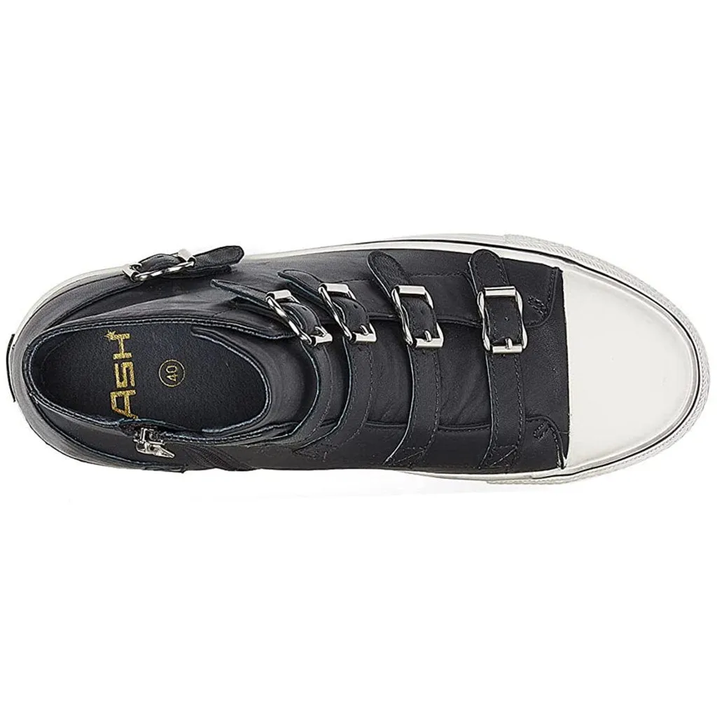 Virgin Nappa Leather Women's High-Top Trainers