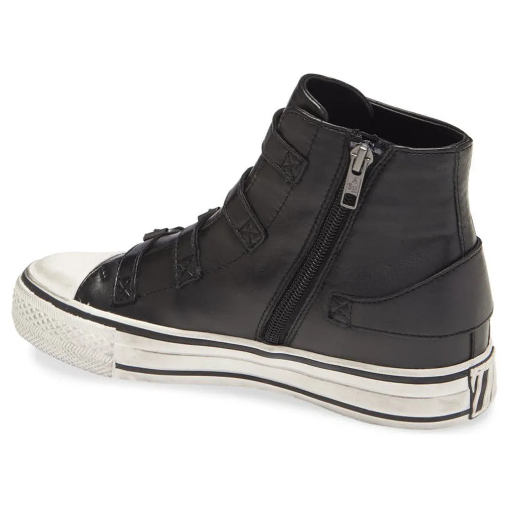 Virgin Nappa Leather Women's High-Top Trainers