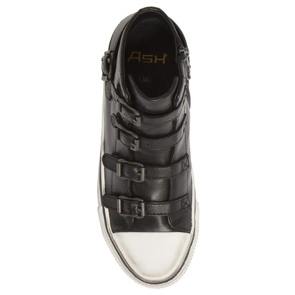 Virgin Nappa Leather Women's High-Top Trainers