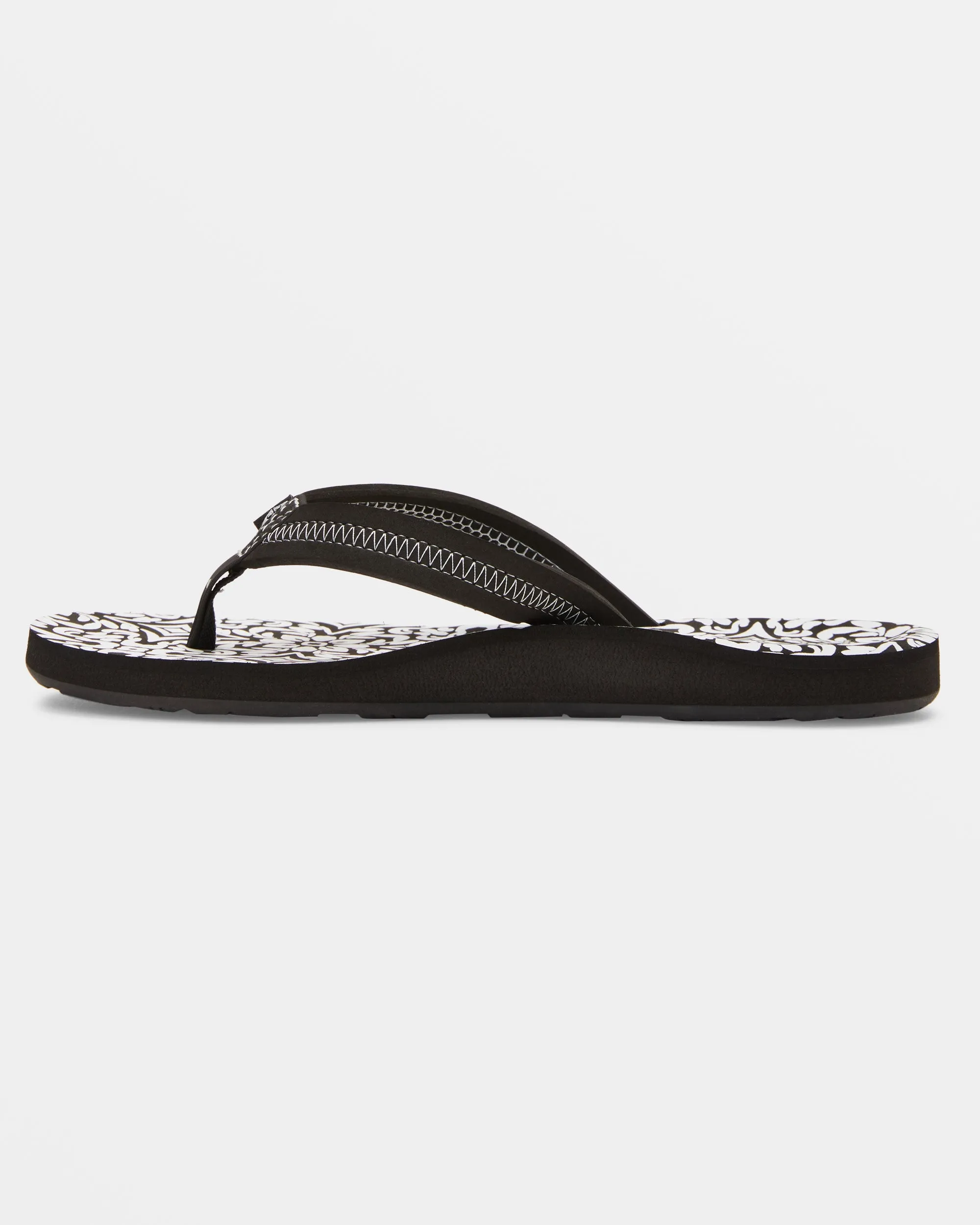 Vista Loreto II Flip-Flops - Black/Soft White