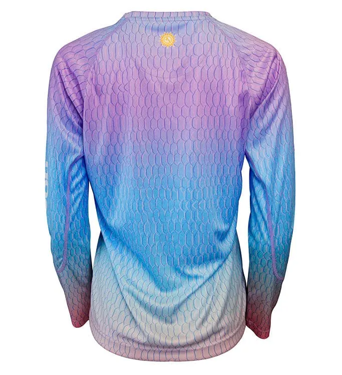 Women's Fish Scale L/S UV Fishing Shirt