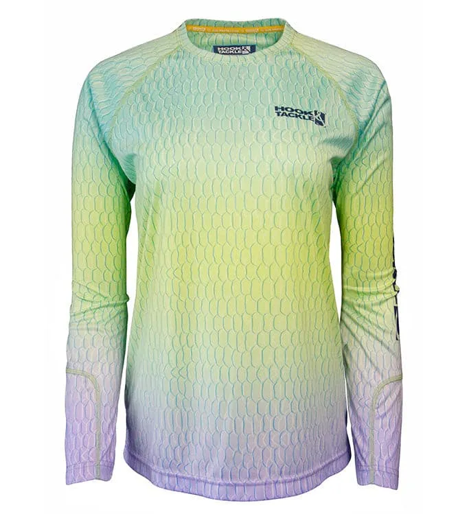 Women's Fish Scale L/S UV Fishing Shirt