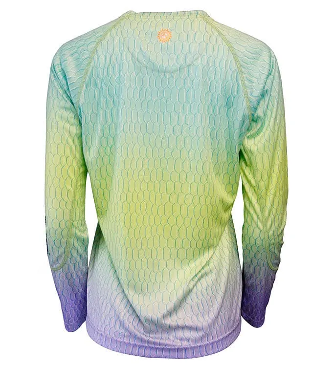 Women's Fish Scale L/S UV Fishing Shirt