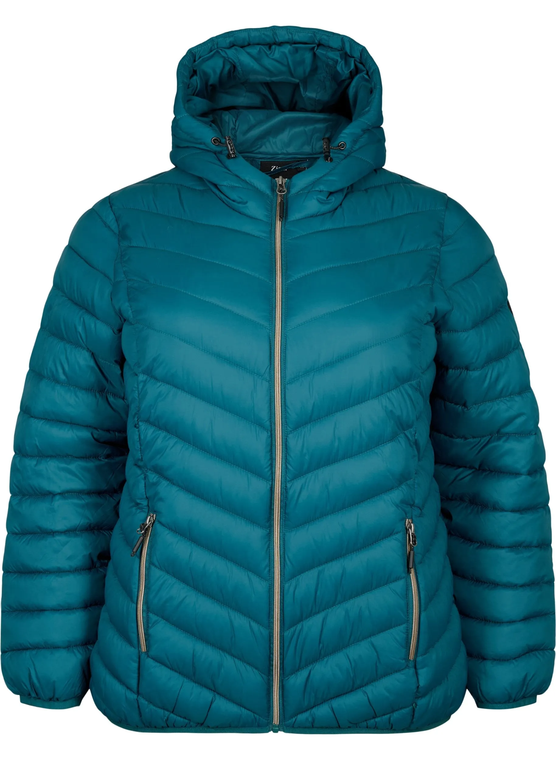 Zizzi Sally Lightweight Jacket in Teal